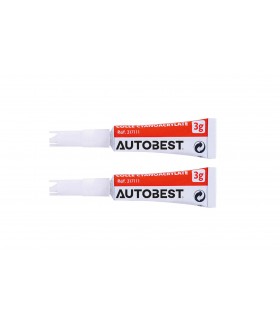Lot de 2 tubes de colle super forte 3g