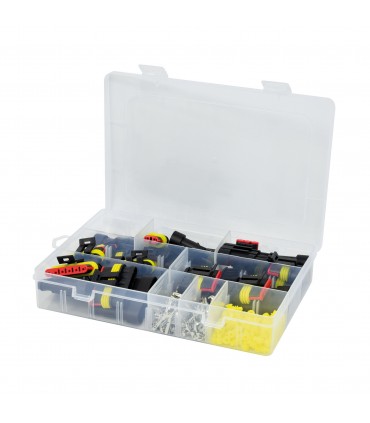 Coffret 216 connecteurs étanches 12/24V