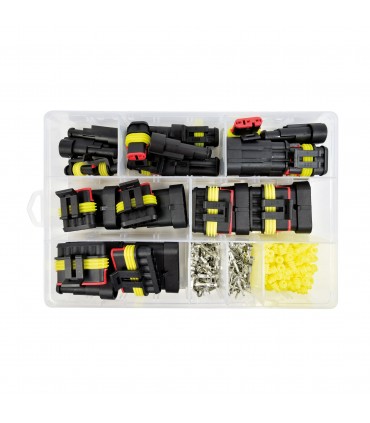 Coffret 216 connecteurs étanches 12/24V