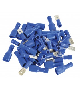 Lot 50 cosses 6,35mm 25 mâles 25 femelles isolées