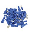 Lot 50 cosses 6,35mm 25 mâles 25 femelles isolées
