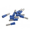 Lot 10 fiches cylindriques mâles 4mm