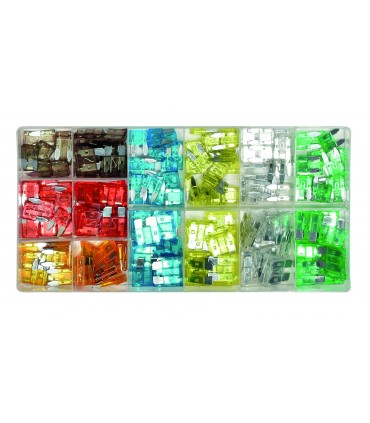 Coffret 175 fusibles à fiche standards et mini