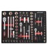Servante pro 6 tiroirs complète 170 outils