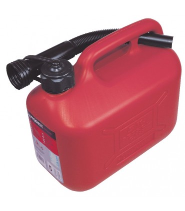 Jerrican plastique 5L avec bec verseur