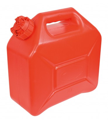 Jerrican plastique renforcé 10L bec verseur intégré