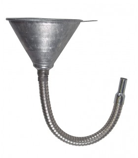 Entonnoir métal bec flexible