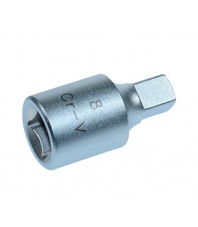 Embout vidange male carré carré 3/8 8mm