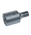 Embout vidange male 6pans carré 3/8 8mm