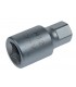 Embout vidange male 6pans carré 3/8 12mm