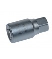 Embout vidange male 6pans carré 3/8 14mm