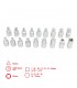 Coffrets 14pcs embouts de vidange 3/8