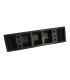 Butée de parking caoutchouc 55x15x10 mm