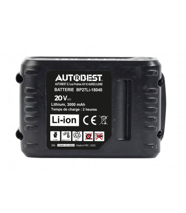 Batterie supplémentaire 20V 3Ah LI-ION