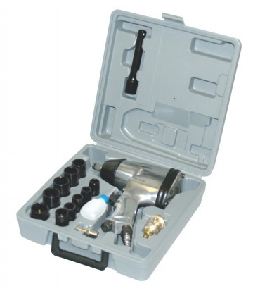 Coffret clé À choc pneumatique carré 1/2 17 pcs