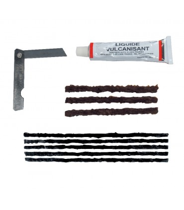 Kit vulcanisant pour réparation pneus