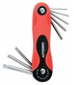 Jeu de 8 clés Torx S mâles sur montures