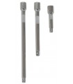 Jeu de 3 rallonges 1/4 chrome-vanadium