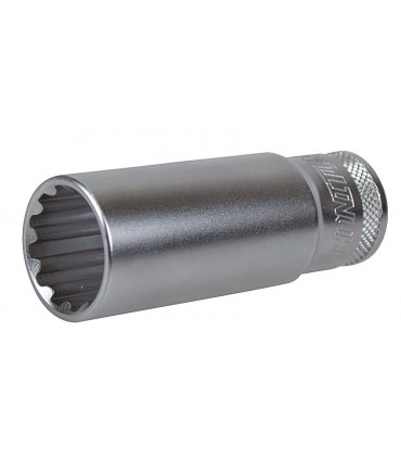 Douille longue multi-empreinte carré 1/2 - 12mm