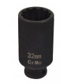 Douille à choc CRMO 12pans carré 1/2 - 32mm