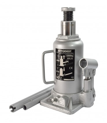 Cric bouteille 12t levage de 215 à 400mm