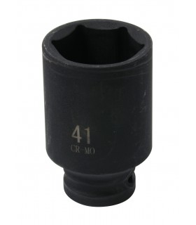 Douille à choc molybdene 6 pans carré 1/2 - 41mm
